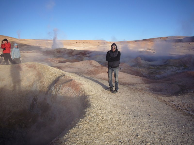 Bubbling geysers